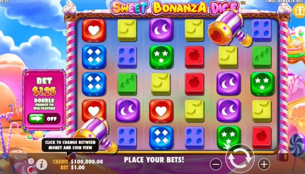 sweet bonanza dice играть