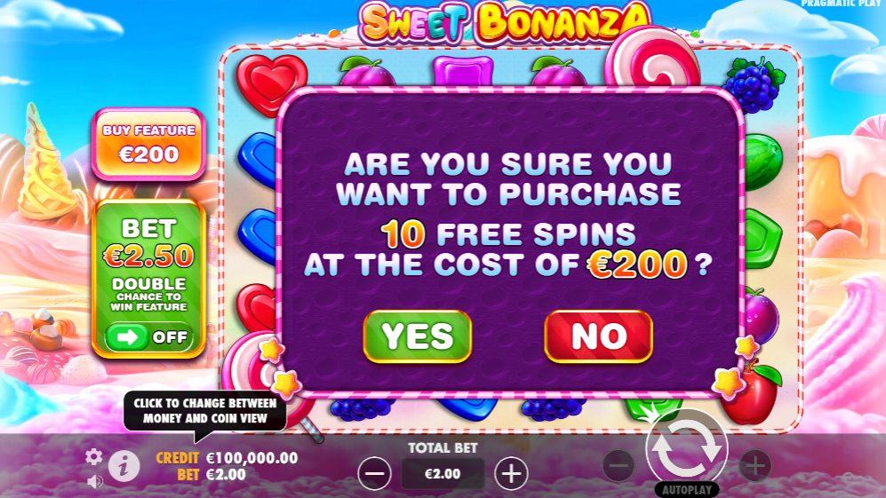 Sweet Bonanza bonus
